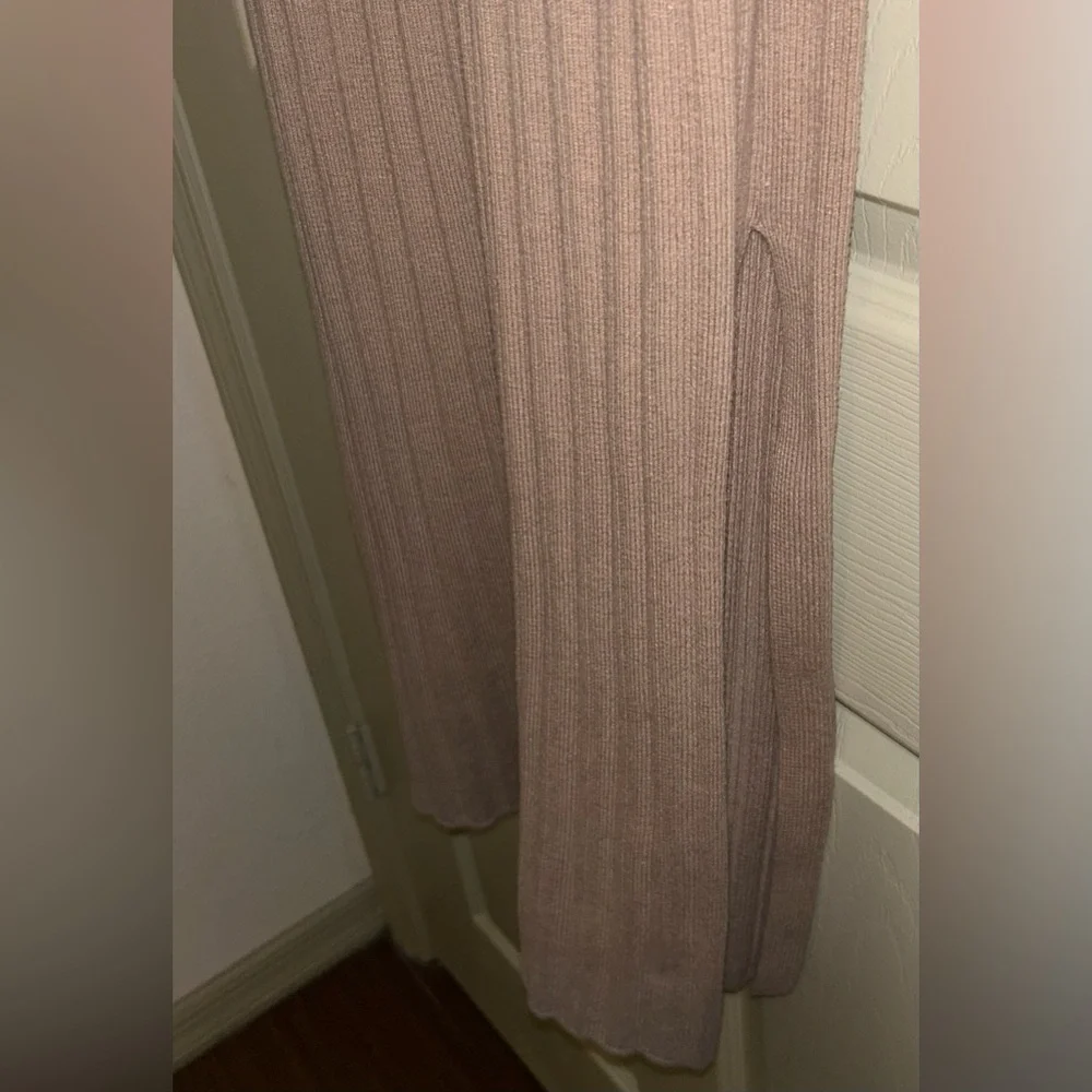 Abercrombie & Fitch Ribbed Brown Maxi Dress - Picture 4 of 4